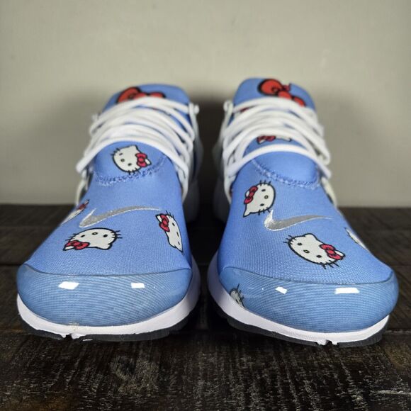 Nike Blue and White Hello Kitty Men's Shoes - Picture 3 of 11